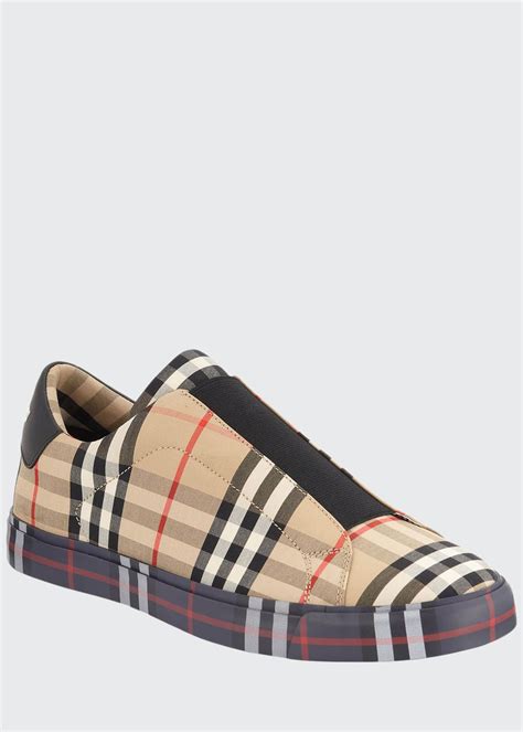 men burberry sneakers|Burberry slip on sneakers men.